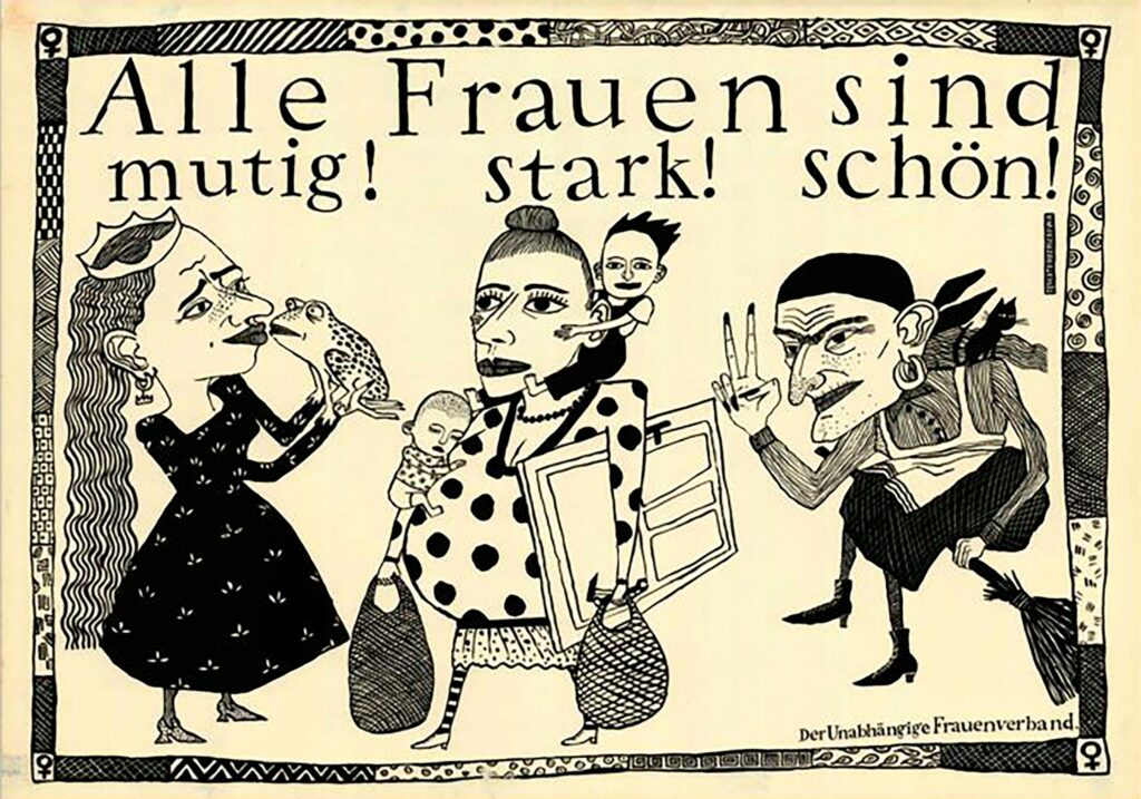 Plakat des unabhängigen Frauenverbandes der DDR. | Bildquelle: WDR / Labo M GmbH